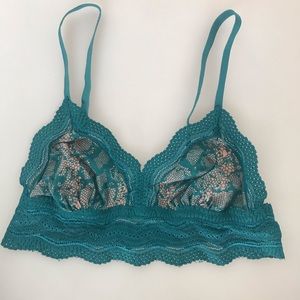 Cosabella teal and peach bralette